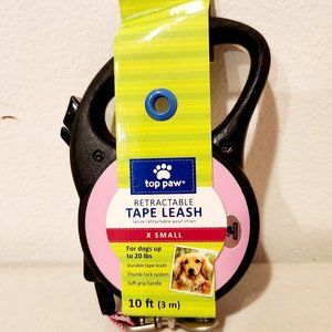 Top Paw Retractable Tape Leash for Dogs, XS